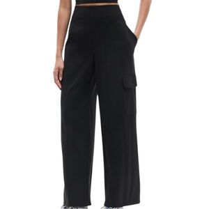 Athleta Black Venice High Rise Wide Leg Cargo Pant Size 3X